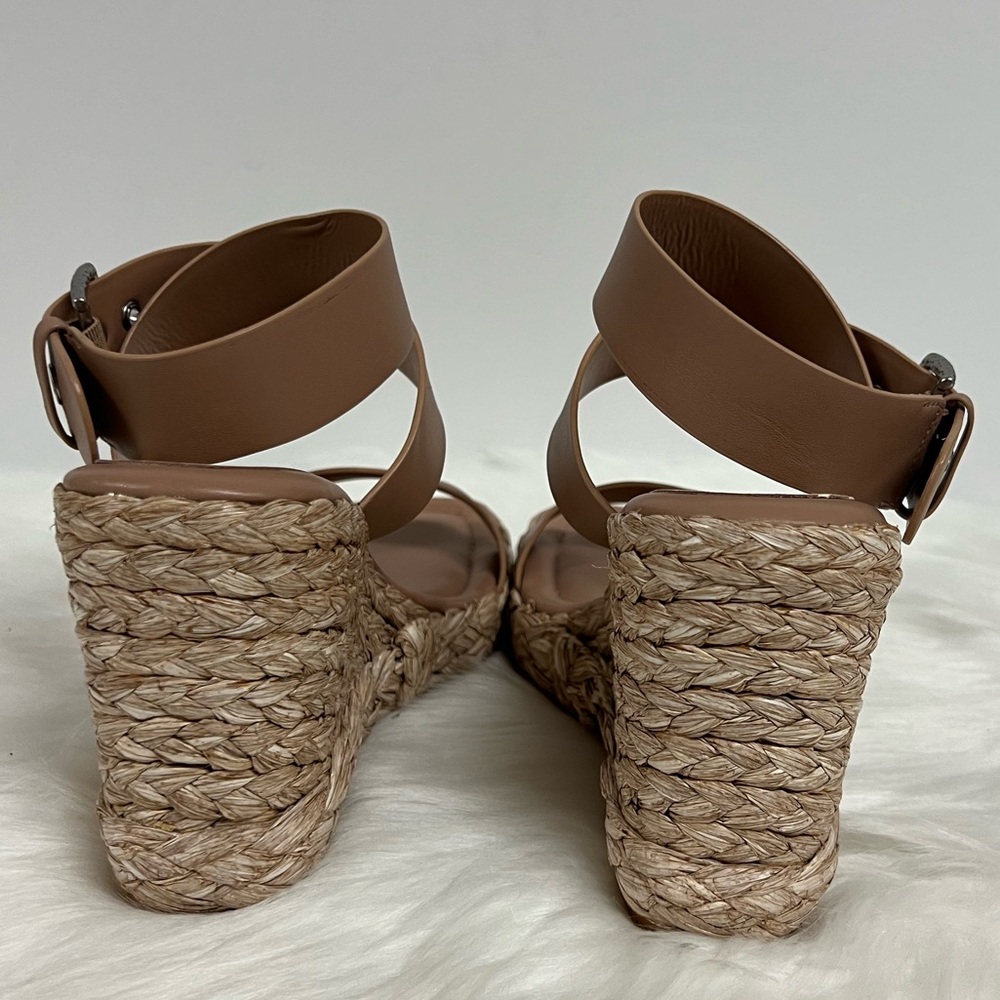 Dolce Vita Aldona Braided Raffia Ankle Strap Wedge Sandal Belgium Sweet - Picture 14 of 15